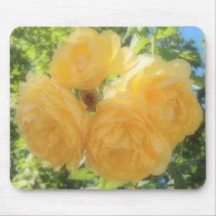 Tapis De Souris Roses jaunes