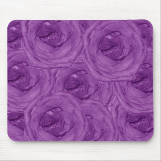 Tapis De Souris Roses pourpres Mousepad de velours