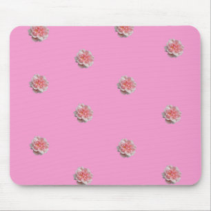 Tapis De Souris Roses roses sur rose