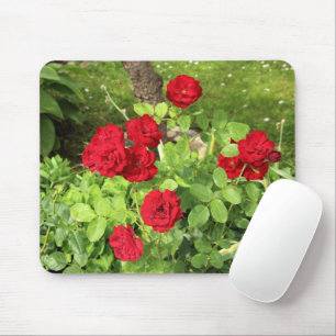 Tapis De Souris Roses rouges Mousepad