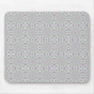 Tapis De Souris Rosettes de Noël roses et vertes
