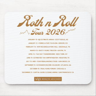 Tapis de souris Roth n Roll World Concert Tour