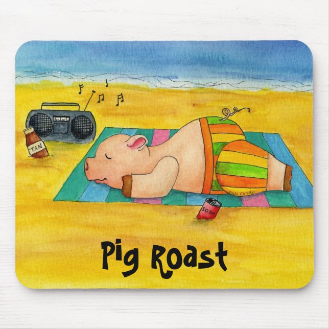 Tapis De Souris Rôti Mousepad de porc (Devant)
