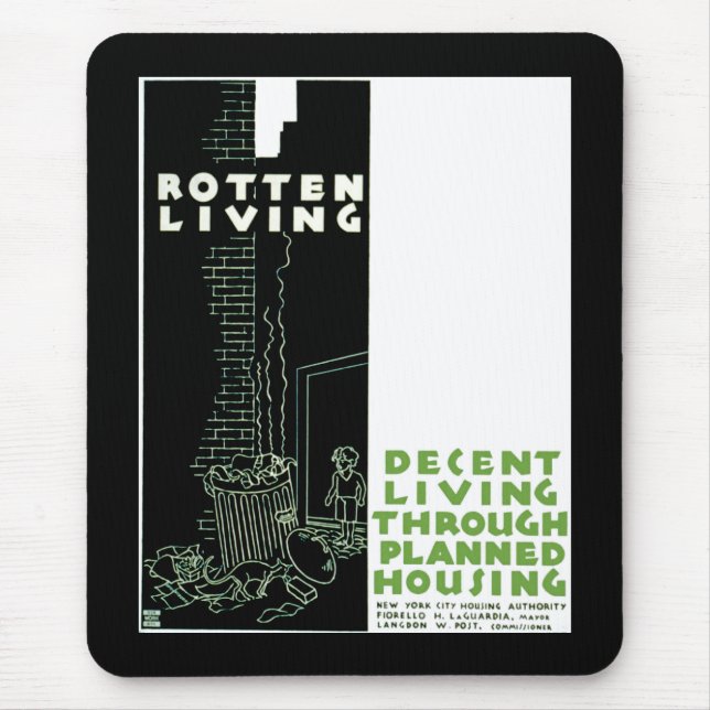Tapis De Souris Rotten Living (Devant)