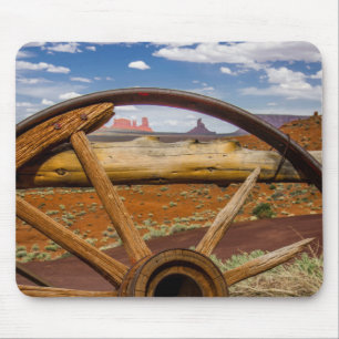 Tapis De Souris Roue de chariot en gros plan, Arizona