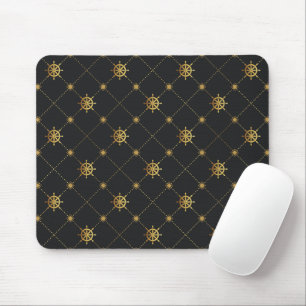 Tapis De Souris Roue de navire en or