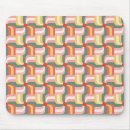 Tapis De Souris Roues géométriques Abstraites colorées