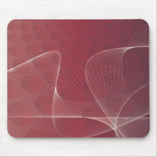 tapis de souris rouge abstrait