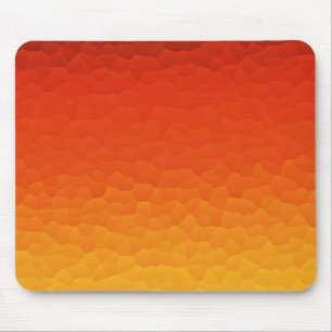 Tapis De Souris Rouge brûlé orange au motif de craquement d'Ombre