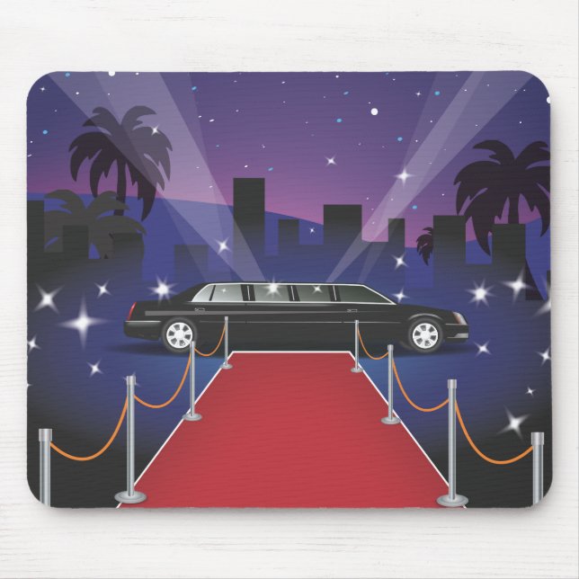 Tapis De Souris Rouge Carpet Celebration Limo (Devant)