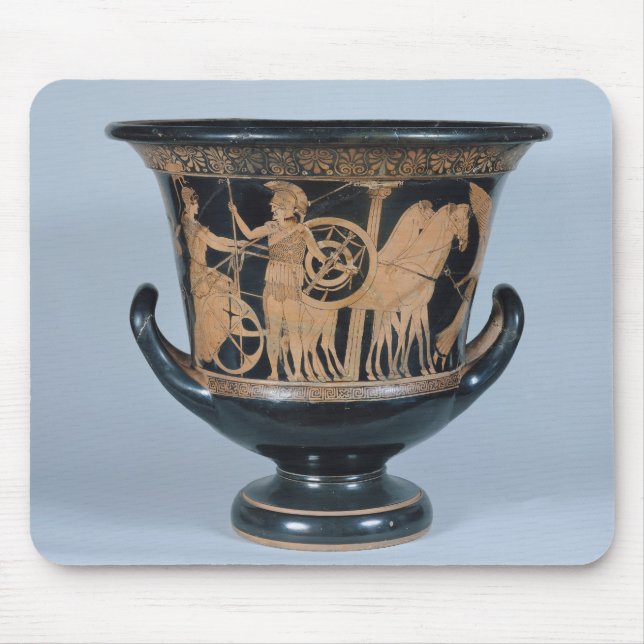Tapis De Souris Rouge-chiffre krater de grenier de kalyx (Devant)