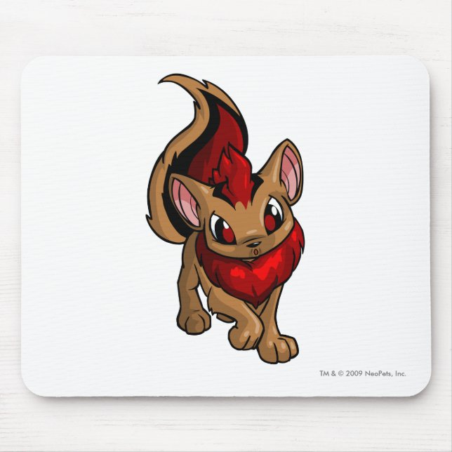 Tapis De Souris Rouge de Xweetok (Devant)