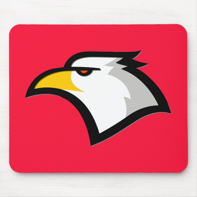 Tapis De Souris Rouge écarlate; Aigle chauve (Devant)