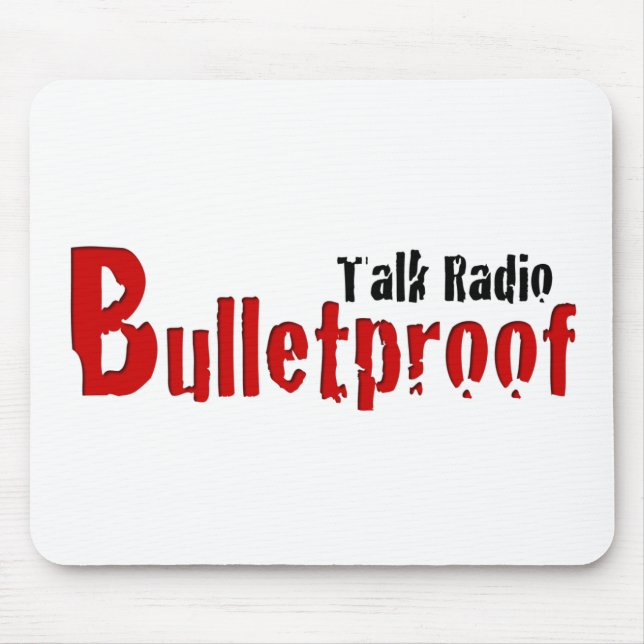 Tapis de souris rouge et noir de BPTR de titre de (Devant)