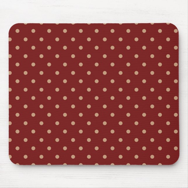 Tapis De Souris Rouge Mousepad de dimanche (Devant)