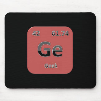 Tapis De Souris Rouge Mouspad de geek