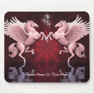 Tapis De Souris Rouge Pegasus Réflexions Pad Souris