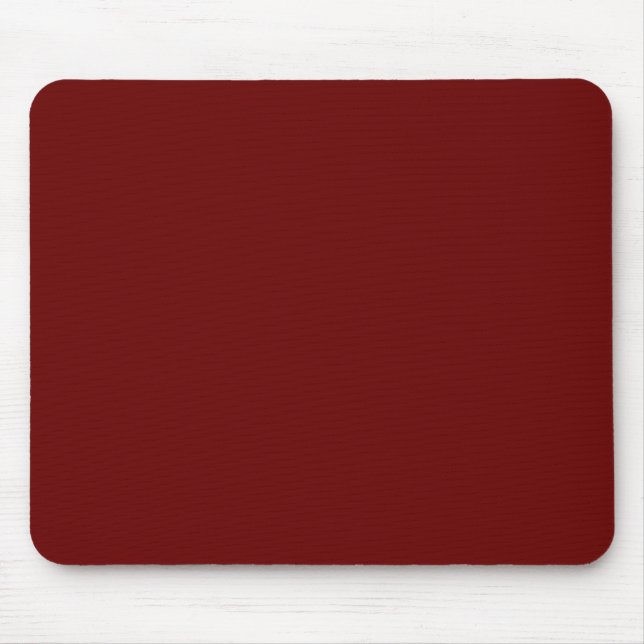 Tapis De Souris Rouge sanguin (couleur solide) (Devant)