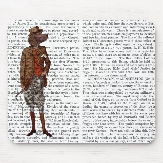 Tapis De Souris Rouge Setter Rider Full (Devant)