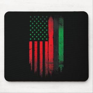 Tapis De Souris Rouge Vert Noir Histoire Américaine