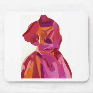 Tapis De Souris Rouges d'automne de Fashionista de diva