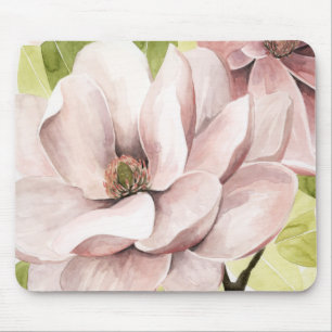 Tapis De Souris Rougissent les fleurs de magnolia