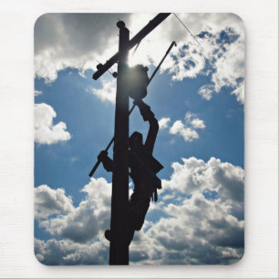 Tapis De Souris Rouillé le monteur de lignes