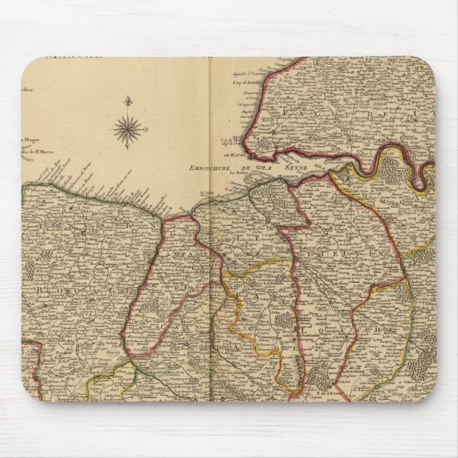 Tapis De Souris Route romaine et forêts (Devant)