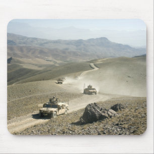 Tapis De Souris Routes rocailleuses transversales de montagne de