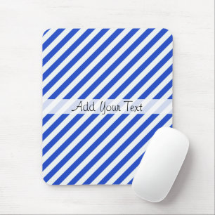 Tapis De Souris Royal Blue Combination Stripes par Shirley Taylor