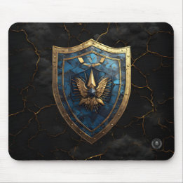 Tapis De Souris Royal Blue Eagle Crest Gaming