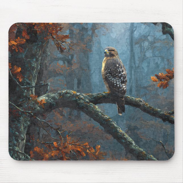 Tapis de souris Royal Hawk Blue Forest Branch (Devant)