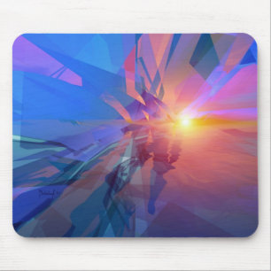 Tapis De Souris Royaume inexploré - mousepad abstrait