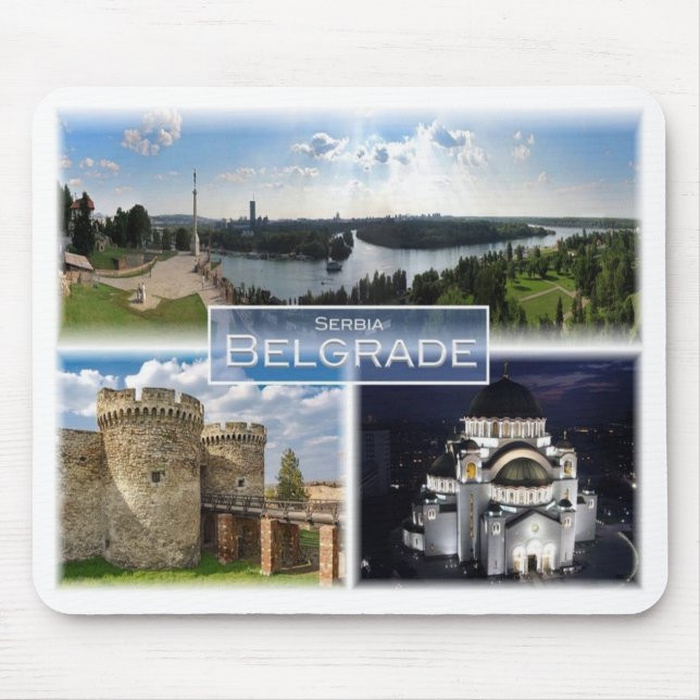 Tapis De Souris RS Serbie - Belgrade - (Devant)