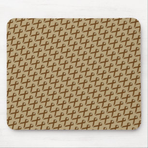 Tapis De Souris Ruban Brown standard par Kenneth Yoncich