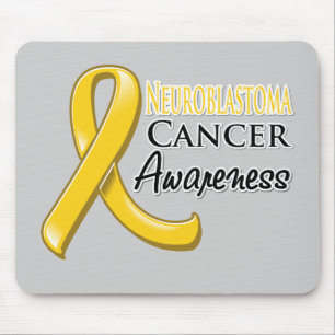 Tapis De Souris Ruban de conscience de Cancer de neuroblastome