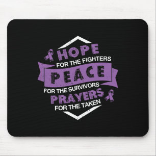 Tapis De Souris Ruban de sensibilisation au cancer du pancréas s