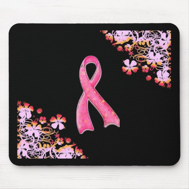 Tapis De Souris Ruban rose Mousepad (Devant)