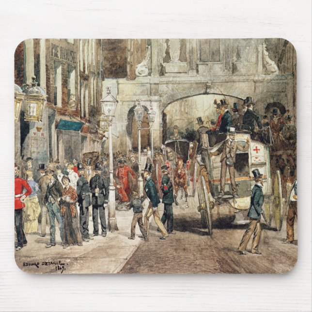 Tapis De Souris Rue de Londres, 1869 (Devant)
