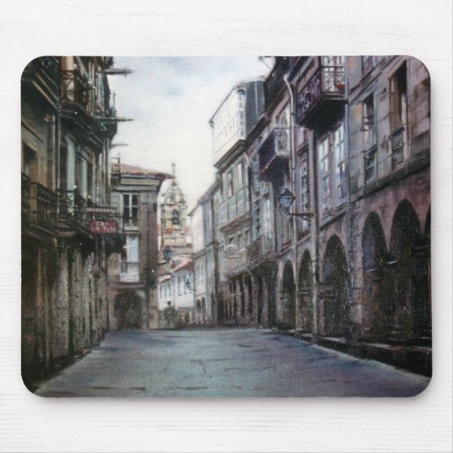 Tapis De Souris Rue du Billard (Santiago de Compostela) (Devant)