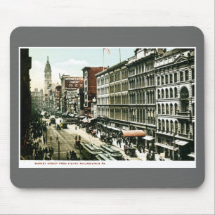 Tapis De Souris Rue du marché, Philadelphie, PA