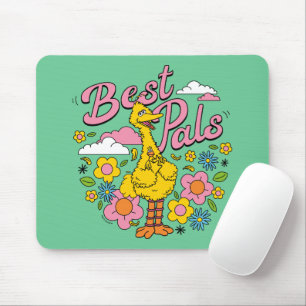 Tapis De Souris Rue Sésame   Meilleurs potes d'oiseaux jaunes