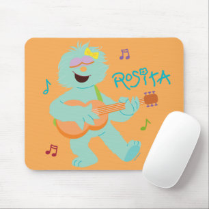 Tapis De Souris Rue Sésame   Rosita jouant de la guitare