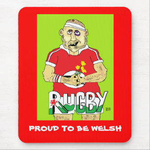 TAPIS DE SOURIS RUGBY MOUSEPAD DE GALLOIS