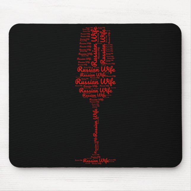 Tapis De Souris Russian Wife Happy Russian Life Women Russia Russi (Devant)