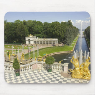 Tapis De Souris Russie. Petrodvorets. Palais de Peterhof. Pierre l
