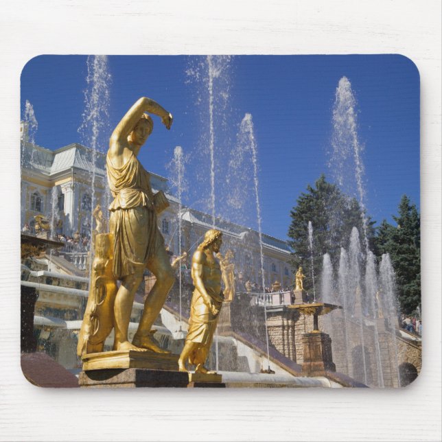 Tapis De Souris Russie, Saint-Pétersbourg, statues d'or (Devant)