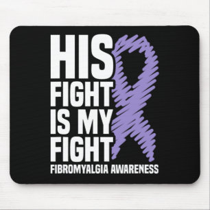 Tapis De Souris Sa Lutte Est Ma Lutte Contre La Fibromyalgie