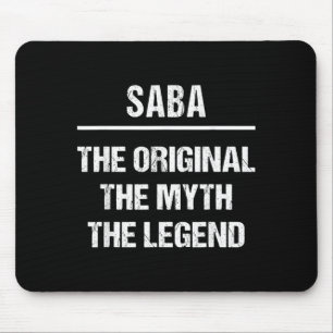 Tapis De Souris Saba Le Nom Originel Mythe Légende Hébreu