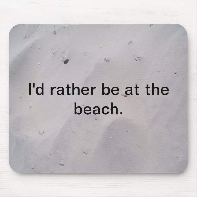 Tapis De Souris Sable de plage (Devant)